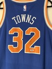 Karl Anthony Towns Signed New York Knicks Jersey Kat Autographed Psa dna