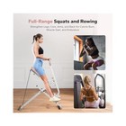 2 in 1 Squat   Rowing Machine For Full Body Workout  Easy Foldable Design