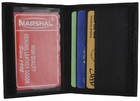 Mens Slim Bifold Black Leather Credit Card Holder Style Id Mini Wallet Thin New