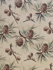 Christmas Pine Cone Winter Wrapping Paper Gift Wrap 2 Yards X 24 