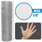 1 8  Hardware Cloth Wire Mesh Roll 2 Ft X 10 Ft 27 Gauge Galvanized Welded Fence