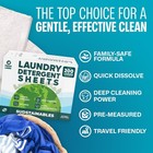 Sudstainables Laundry Detergent Sheets 200 Loads     Dissolvable Laundry Sheet For