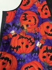 Vintage 90s 111 Main Halloween Pumpkin Vest 1x Purple Orange Jack O Lantern