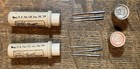Lot Of 2 Boye Needle Co  Wooden Tube   6 Needles Included   Pat jan 26  1929