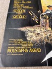 Lion Of The Desert Uk Quad Movie Poster Folded 30x40  1981 Vintage