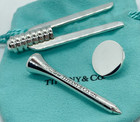 Tiffany   Co Paloma Picasso Golf Divot Tool Ball Marker Tee Set Sterling