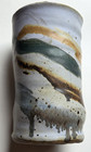 Vintage Studio Pottery Vase     2 55 Lb  Fall Colors  6 5 h  Versatile Use