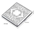 Engraved Metal Cigarette Case Holder King 100s Rfid Credit Card Wallet Antique B