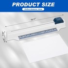 Cholemy Spiral Binding Machine Portable Desktop Binding Punch Hand Push Spira   