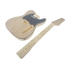 Electric Guitar Kit Guitar Body Maple Guitar Neck 22 Fret Ash Wood For Tele Diy
