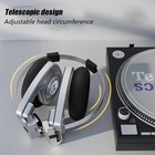 Retro Wireless Bluetooth Headphones Stereo Foldable Hifi Headset Dual 36mm Drive