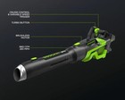Greenworks Pro 60-volt Max Lithium Ion 660-cfm 180-mph Brushless Cordless