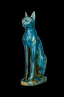Rare Ancient Egyptian Antique Stone Statue Of Goddess Bastet Cat Pharaonic Bc