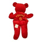 Nfl Salvino s Bammers San Francisco Steve Young  8 Red Plush Beanie Bear New Tag