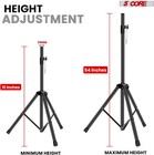 5core Speaker Stand Tripod Heavy Duty Adjustable 54  Universal Pa Dj Mount