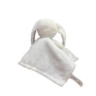 Dreamgro Bunny Security Blanket Baby White Floral Plush Lovey Crinkle Ears