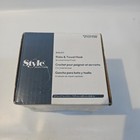 Bailey Double Hook Brushed Nickel Finish Robe   Towel Wall Bathroom Hook