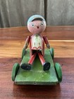 Antique 1920s Jaymar Wooden Pull Along Toy