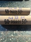 One Roll Of About Uncirculated Mixed Date-mints Wheat Cents Red Red Brown To Br