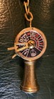 Vintage Brass Ship Engine Room Telegraph Keychain Key Ring Nautical Maritime