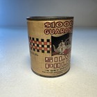 Antique 1922 B  Heller   Company  1000 00 Guaranteed Silver Polish Tin Can