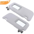 Left Right Side Sun Visor With Mirror Gray For Corolla 4 Door 2009 2013