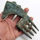 Ancient Luristan Bronze Socketed  Military Massive Axe  Circa 1000-800 Bc