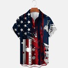 4th July American Flag Patriotic Hawaiian Shirt