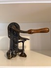 Vintage Rogar Estate Table Top Wine Bottle Opener With Wood Handle Usa