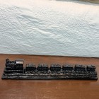 Vtg Hand Crafted From Coal Train Locomotive Sculpture 19    Mining Railroad Decor