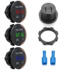 Dc 12v-24v Led Panel Digital Voltage Volt Meter Display Voltmeter Motorcycle Car