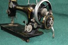 Repairable German Hand Cranh Antique Sewing Machine Singer 128 Clone Needs Work