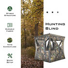 3 Person Portable Hunting Blind Pop-up Ground Tent W  Gun Ports   Carrying Bag