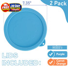 7 Cup Silicone Replacement Lids Storage Cover For Pyrex 7402-pc Glass Bowls  con