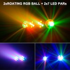 Dj Lights With Stand   Telbum Party Bar Light Set   Mobile Stage Lighting System
