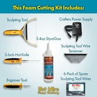 Hot Wire Foam Factory 3-in-1 Foam Cutting Kit Styrofoam  Eps   Xps Cutter