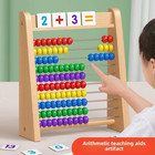 Classic Wooden Educational Counting Toy 100 Beads Preschool Math Learning Toys