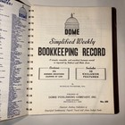 Vintage Dome Simplified Weekly Bookkeeping Record No 600 Unused Ledger Accounts