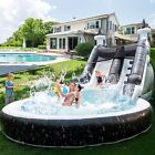 24ft Commercial Full Pvc Inflatable Water Slide Park For Big Kids Birthday Party