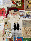 Lot 90  Greeting Cards Fronts Cutouts collage scrapbooking ephemera vintage   