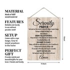 Serenity Prayer Sign- God Grant Me The Serenity To Accept The Things I Cannot   