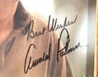 Arnold Palmer Autographed Photo 8x10 World Golf Hall Of Famed Convention 