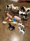 Farm Animal Lot Schleich And Other Brands Lot Of 19