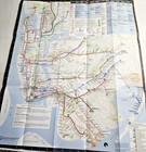 Nyc Subway Map New York City Mta Transit April 1993 Vintage Nyct Trains Railroad