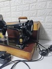 Vintage 1950s Singer 99k 3 4 Size Sewing Machine Case   Pedal  Runs Nice Tested 
