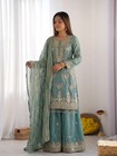 Salwar Kameez Pakistani Indian Wedding Party Wear Dress Bollywood Suit Sharara