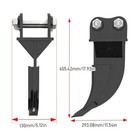 Mini Excavator Ripper Attachment 0 8   1 5 Ton With  2 Extra Pins Usa Stock