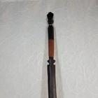 Vtg African Ebony Wood Walking Stick 46  Black Hand Carved Tribal Mask Cane