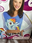 My Little Pony Rainbow Dash Cropped Top Shirt Costume Cosplay Adult Standard
