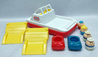 Vintage Little Tikes Tottle Tots Fairy Boat Complete W  Ramps  Cars   People